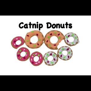 Catnip Cat Donut Toy Set